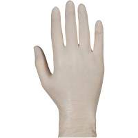 Gants jetables de calibre examen m&eacute;dical KeepKleen, Grand, Latex, 5 mils, Sans poudre, Blanc, Classe 2 EastCoast Offshore Supplies