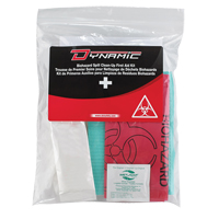 Trousse de premiers soins pour nettoyage de biorisques Dynamic, Dispositif m&eacute;dical Classe 1, Sac en plastique refermable EastCoast Offshore Supplies