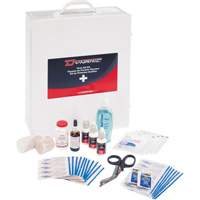 Trousse de premiers soins industrielle pour usage g&eacute;n&eacute;ral Dynamic, Dispositif m&eacute;dical Classe 1, Boîte en m&eacute;tal EastCoast Offshore Supplies