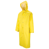 601 Tornado Long Rain Coat, Polyester/PVC, Large, Yellow EastCoast Offshore Supplies