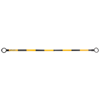 Telescopic Barricade Bar, 85" Extended Length, Black/Yellow EastCoast Offshore Supplies