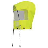 6037H Capuchon pour manteau de s&eacute;curit&eacute; imperm&eacute;able pour le contr&ocirc;le de la circulation, Jaune lime haute visibilit&eacute;, Polyester EastCoast Offshore Supplies