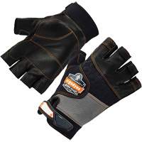 ProFlex 901 Half-Finger Leather Impact Gloves, Small, Grain Leather Palm, Hook & Loop Cuff EastCoast Offshore Supplies
