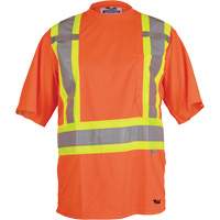 Viking&reg; Safety T-Shirt, Polyester, Small, High Visibility Orange EastCoast Offshore Supplies