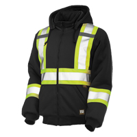 Insulated Safety Hoodie, Polyester, Large, Black EastCoast Offshore Supplies