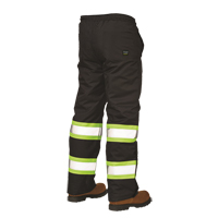 Lined Pull-On Safety Pant, Polyester, Large, Black EastCoast Offshore Supplies