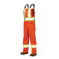 Unlined Safety Overalls, Poly-Cotton, Large, High Visibility Orange EastCoast Offshore Supplies