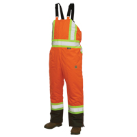 Lined Safety Overalls, Polyester/Polyurethane, Large, High Visibility Orange EastCoast Offshore Supplies