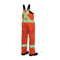 Lined Safety Overalls, Polyester/Polyurethane, Large, High Visibility Orange EastCoast Offshore Supplies