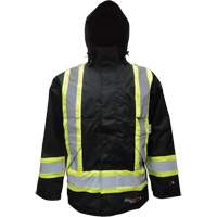 Insulated Jacket, Polyester/Polyurethane, Black, Small EastCoast Offshore Supplies