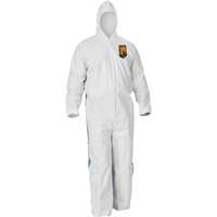 Kleenguard A40 Coveralls with Breathable Back, Large, Blue/White, Microporous/SMS EastCoast Offshore Supplies