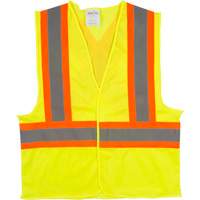 Veste de s&eacute;curit&eacute; pour la circulation, Jaune lime haute visibilit&eacute;, Moyen, Polyester EastCoast Offshore Supplies