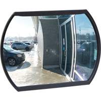 Miroir convexe rectangulaire/rond avec support, 12" h x 18" la, Int&eacute;rieur/Ext&eacute;rieur EastCoast Offshore Supplies