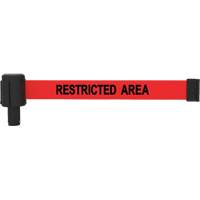 PLUS Banner Cassette, Restricted Area, 15', Red Tape EastCoast Offshore Supplies