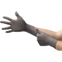 TouchNTuff&reg; 93-250 Disposable Gloves, 6/X-Small, Nitrile, 5.1-mil/7.9-mil, Powder-Free, Grey EastCoast Offshore Supplies