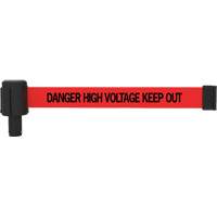 PLUS Banner Cassette, Danger High Voltage Keep Out, 15', Red Tape EastCoast Offshore Supplies