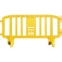 Movit Barricade, Interlocking, 78" L x 39" H, Yellow EastCoast Offshore Supplies