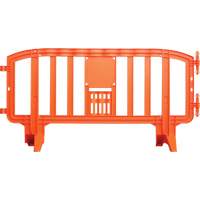 Movit Barricade, Interlocking, 78" L x 39" H, Orange EastCoast Offshore Supplies