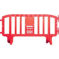 Movit Barricade, Interlocking, 78" L x 39" H, Red EastCoast Offshore Supplies