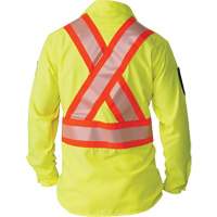 Ripstop High-Visibility Long Sleeve Shirt, Polyester, Small, High Visibility Lime-Yellow EastCoast Offshore Supplies