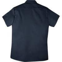 Chemise de travail &agrave; manches courtes en tissu crois&eacute; avec boutons-pression, Hommes, Petit, Bleu marine EastCoast Offshore Supplies