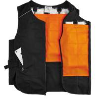 Veste de refroidissement &agrave; changement de phase l&eacute;g&egrave;re avec sachets 6260 Chill-Its, Petit/Moyen, Noir EastCoast Offshore Supplies