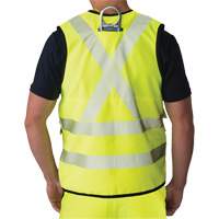 Ripstop Surveyor's Vest, High Visibility Lime-Yellow, Small, Polyester EastCoast Offshore Supplies