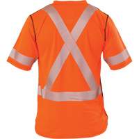 Polartec&reg; Power Grid&reg; High Visibility Short Sleeved T-Shirt, Polyester, Small, Orange EastCoast Offshore Supplies