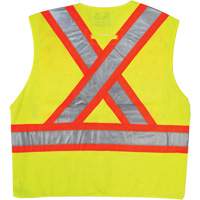 Safety Vest, High Visibility Lime-Yellow, 2X-Large/3X-Large, Polyester EastCoast Offshore Supplies