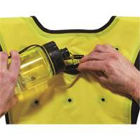 Veste refroidissante &agrave; &eacute;vaporation s&egrave;che &eacute;conomique Chill-Its 6687, Petit/Moyen, Jaune lime haute visibilit&eacute; EastCoast Offshore Supplies