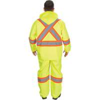 RZ1000 Rain Suit, Polyester, Small, High Visibility Lime-Yellow EastCoast Offshore Supplies