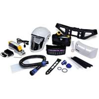 Trousse d'ensemble respirateur d'&eacute;puration d'air propuls&eacute; pour peintre Versaflo, Capuchon & visi&egrave;re, Pile Lithium-ion EastCoast Offshore Supplies