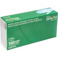 Gants jetables de calibre m&eacute;dical r&eacute;sistants &agrave; la perforation, T-petit, Nitrile, 4,5 mils, Sans poudre, Bleu, Classe 2 EastCoast Offshore Supplies