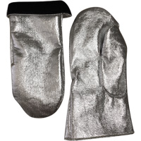 Heat Resistant Welding Mitt, Aluminized Carbon/Leather, One Size, Protects Up To 800° F (426.66° C) EastCoast Offshore Supplies