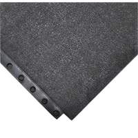 24/Seven&reg; Locksafe&reg; Anti-Fatigue Mat, Smooth, 3' x 3' x 5/8", Black, Natural Rubber EastCoast Offshore Supplies