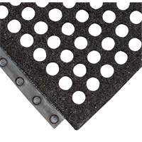 24/Seven&reg; Locksafe&reg; Anti-Fatigue Mat, Honeycomb, 3' x 3' x 5/8", Black, Natural Rubber EastCoast Offshore Supplies