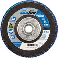 BlueFire&reg; Flap Disc, 5" x 5/8"-11, Type 29, 80 Grit, Zirconia Alumina EastCoast Offshore Supplies