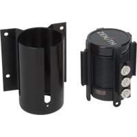 Barri&egrave;re &agrave; fixation murale avec ruban magn&eacute;tique, Acier, Fixation par vis, 12', Ruban Noir EastCoast Offshore Supplies