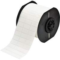 B33 Series Repositionable Adhesive Labels, Vinyl, 1" L x 0.5" H, White EastCoast Offshore Supplies