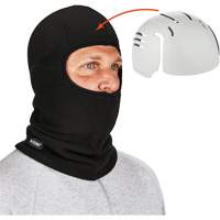 N-Ferno&reg; Zippered Balaclava Face Mask with Bump Cap Insert, Fleece/Polyester, Black EastCoast Offshore Supplies