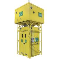 Enclosed Outdoor Gravity Fed Safety Shower EastCoast Offshore Supplies