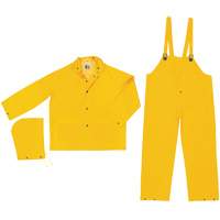 Ensemble imperm&eacute;able de s&eacute;rie classique, Polyester/PVC, Grand, Jaune EastCoast Offshore Supplies