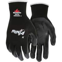 Ninja&reg; Coated Gloves, Large, Bi-Polymer Coating, 15 Gauge, Nylon/Lycra&reg; Shell EastCoast Offshore Supplies