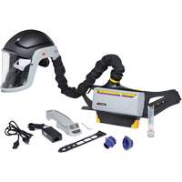 Trousse de respirateur d&eacute;puration dair propuls&eacute; pour lindustrie lourde Versaflo, Capuchon & visi&egrave;re, Pile Lithium-ion EastCoast Offshore Supplies