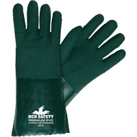 Gants r&eacute;sistants aux produits chimiques, Taille Grand, 14" lo, PVC, Doublure en Jersey EastCoast Offshore Supplies