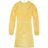 ChemMax&reg; 1 Gown, One Size, Yellow, Polyethylene/Polypropylene EastCoast Offshore Supplies