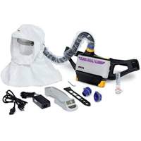 Ensemble respirateur d&eacute;puration dair propuls&eacute; facile &agrave; nettoyer Versaflo, Cagoule ample & visi&egrave;re, Pile Lithium-ion EastCoast Offshore Supplies
