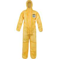 ChemMax&reg; 1 Coveralls, Polyethylene/Polypropylene, 4X-Large, Yellow EastCoast Offshore Supplies