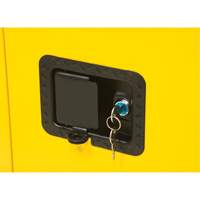 Flammable Storage Cabinet, 12 gal., 1 Door, 23" W x 35" H x 18" D EastCoast Offshore Supplies