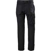 Pantalons d'entretien Oxford, Poly-coton, Noir, Taille 30, Entrejambe 30 EastCoast Offshore Supplies